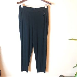 Eileen Fisher || NEW Black Stretch Capris Pants